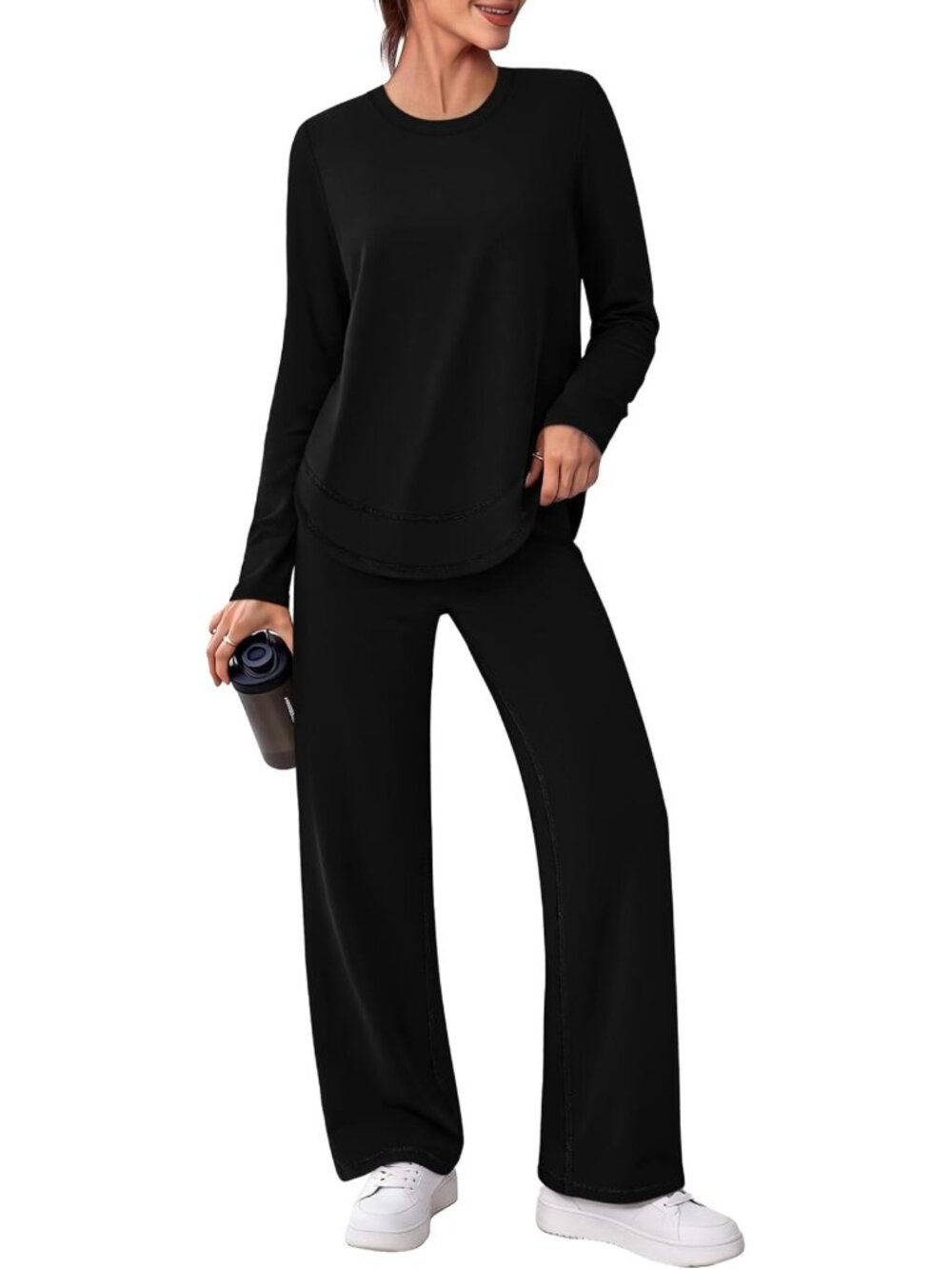 Stylish Women's 2-Piece Workout Set | Yoga, Pilates & Gym Activewear Outfit